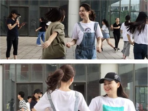 2019年“阳光排舞进校园” 走进华亿网_华亿(中国)
